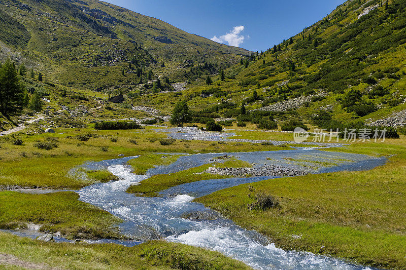 完美的徒步旅行目的地。提洛尔- Zillertal